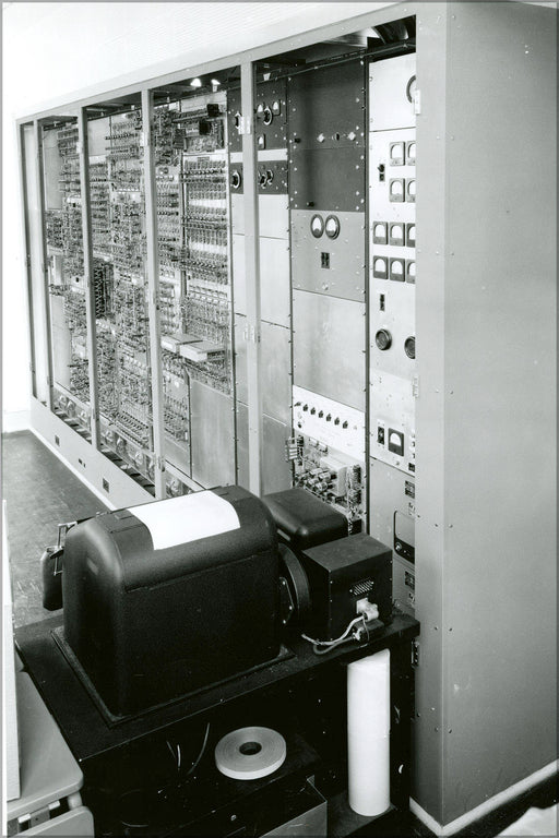 Poster, Many Sizes Available; Teletype Keyboard & Printer Seac Computer 1950  History