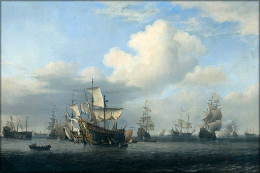 Poster, Many Sizes Available; Captured Swiftsure, Seven Oaks, Loyal George And Convertine Brought Through Goeree Gat, 16 June 1666 By Willem