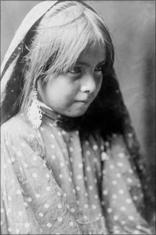 Poster, Many Sizes Available; Tewa Girl Nambe Pueblo, New Mexico Native American Indian 1905