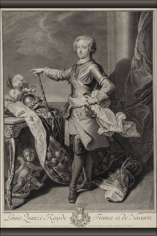 Poster, Many Sizes Available; Portrait Of A Young King Louis Xv Of France 1723