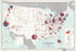 Poster, Many Sizes Available; Map United States Electricity Transmission 1974