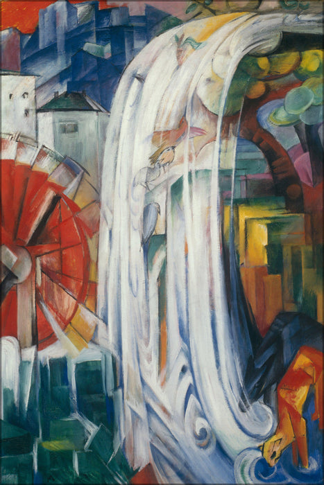 Poster, Many Sizes Available; The Bewitched Mill By Franz Marc 1913