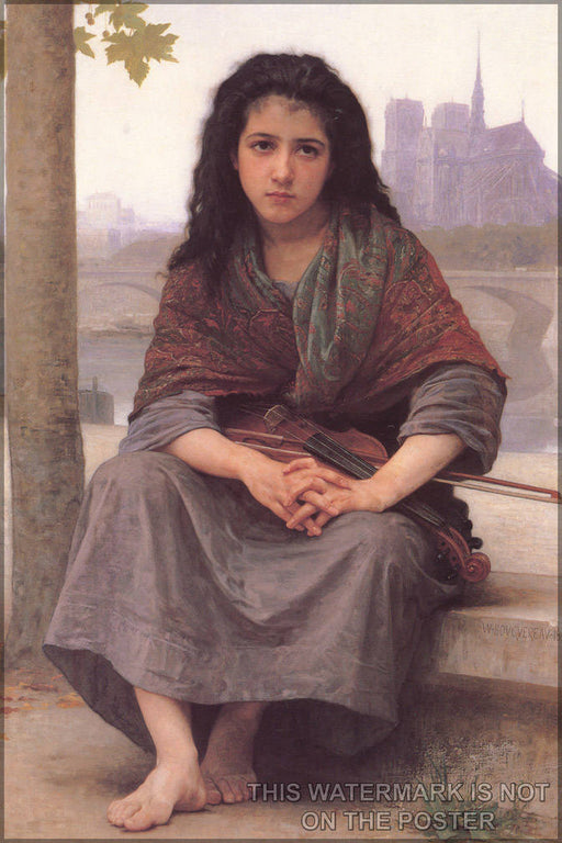 Poster, Many Sizes Available; The Bohemian William-Adolphe Bouguereau (1825-1905) - The Bohemian (1890