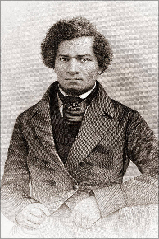 Poster, Many Sizes Available; Portrait Of Frederick Douglass As A Younger Man 1855