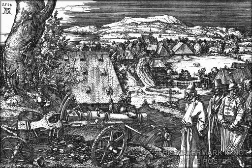 Poster, Many Sizes Available; The Cannon, DÃ¼rer&#39;S Largest Etching, 1518