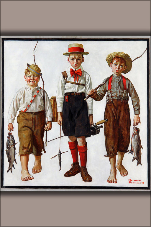 Poster, Many Sizes Available; The Catch By Norman Rockwell 1919