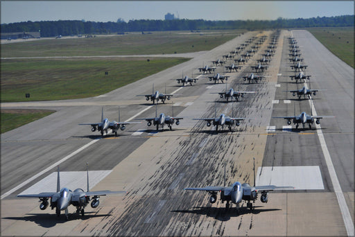 Poster, Many Sizes Available; 70 Strike Eagle Elephant Walk