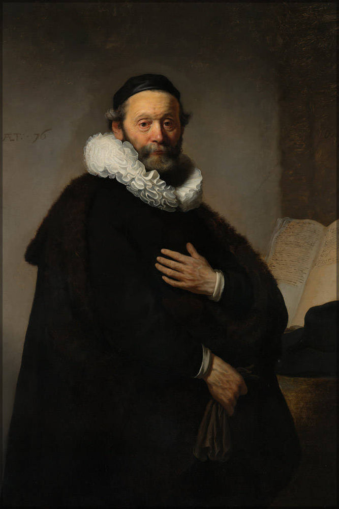 Poster, Many Sizes Available; Portrait Of Johannes Wtenbogaert (1557-1644), Remonstrant Minister By Rembrandt