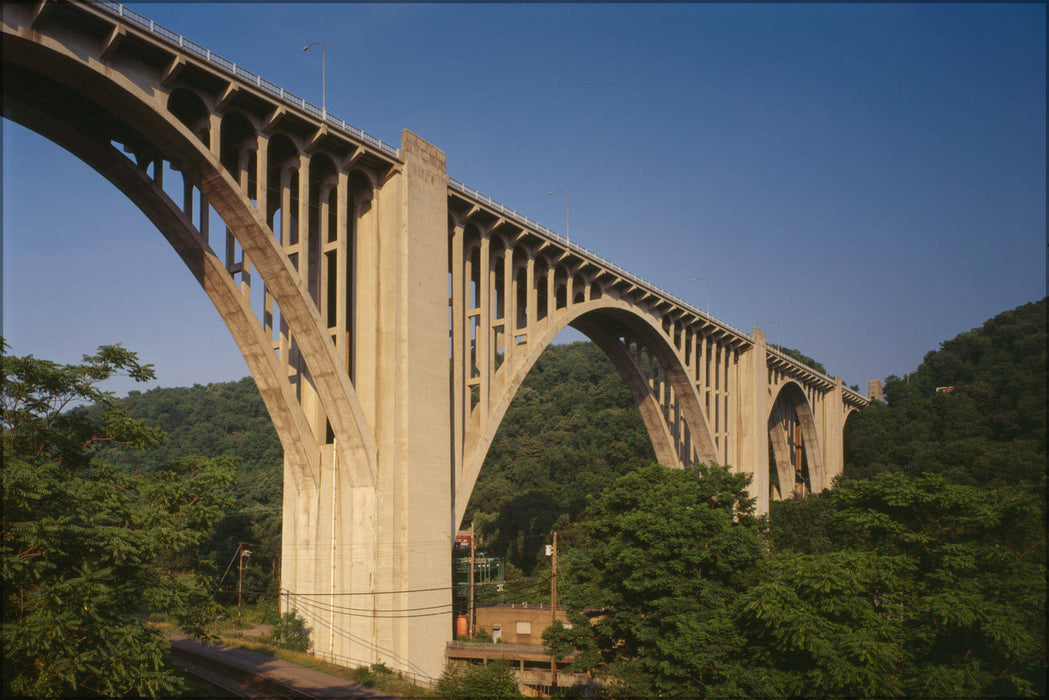 Poster, Many Sizes Available; George Westinghouse Bridge Haer Pa 446 314426Cu