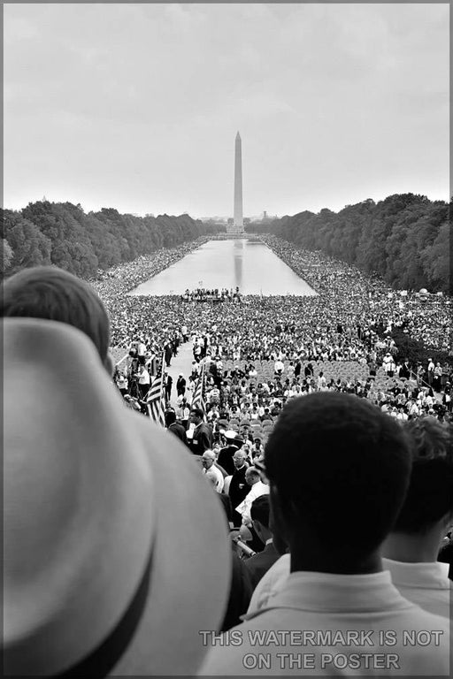 Poster, Many Sizes Available; March On Washington C1963 Civil Rights Movement