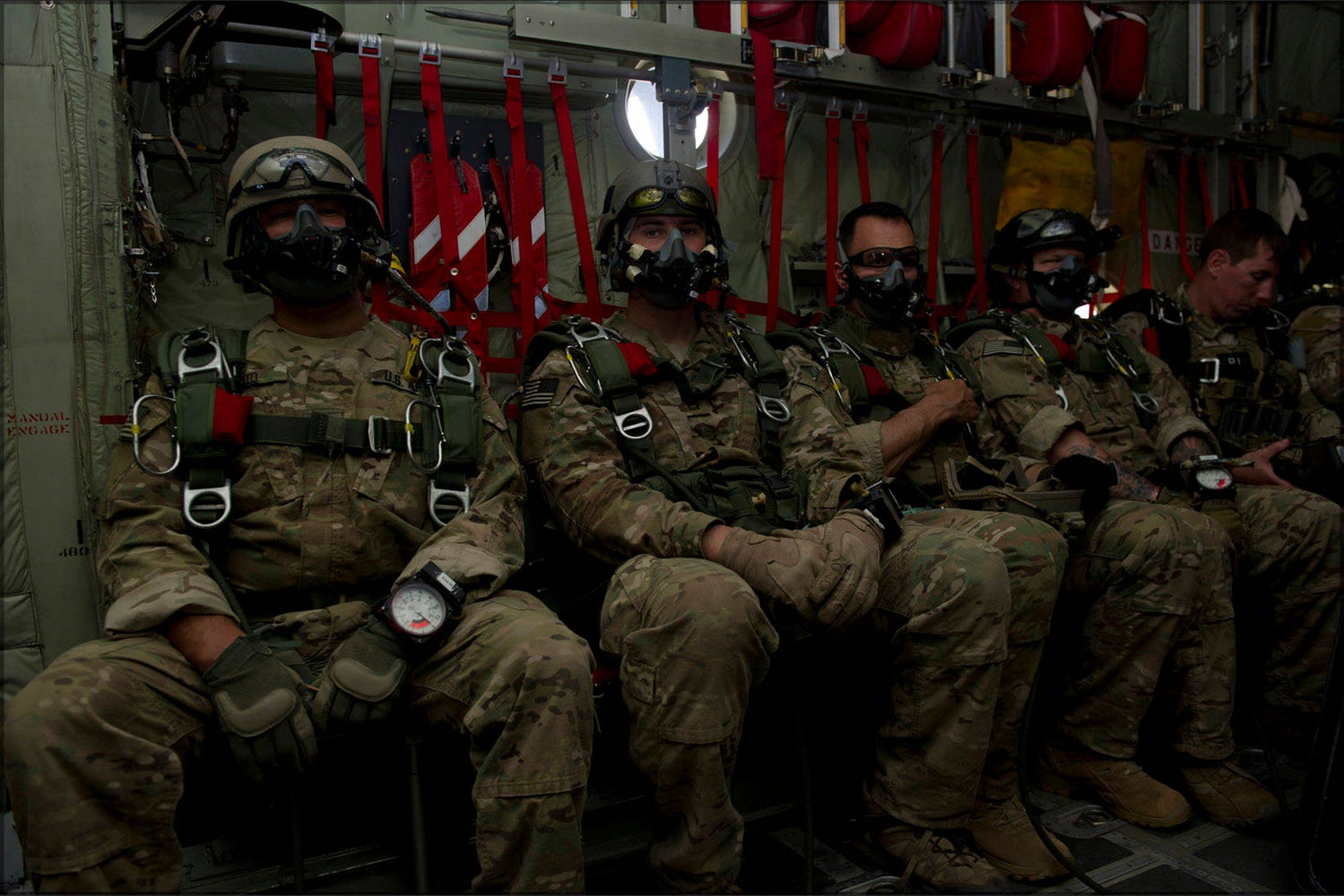 Poster, Many Sizes Available; 7Th Sfg Prepare To Halo Parachute Jump During Exercise Emerald Warrior Airborne