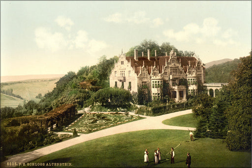 Poster, Many Sizes Available; Altenstein Castle, Thuringia, Germany 1890 Photochrom