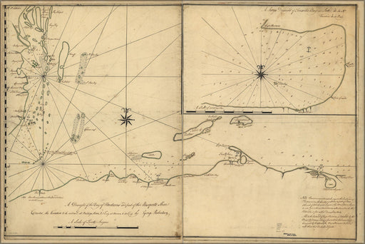 Poster, Many Sizes Available; Map Bay Of Honduras & Part Musquetto Shore 1764