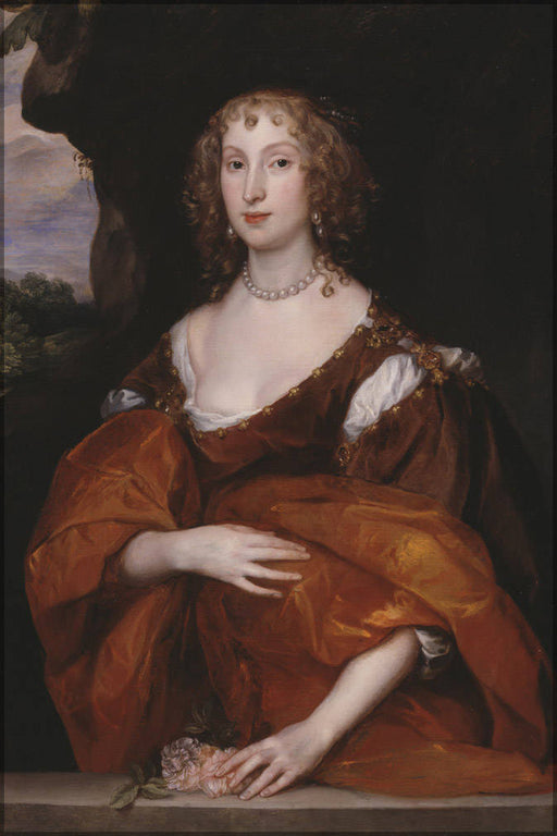 Poster, Many Sizes Available; Portrait Of Mary Hill, Lady Killigrew By Anthony Van Dyck