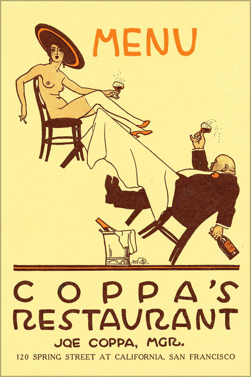 Poster, Many Sizes Available; CoppaâS Restaurant, San Francisco (12001587454) #031215