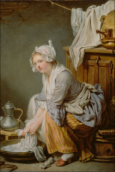 Poster, Many Sizes Available; The Laundress By Jean Baptiste Greuze 1761