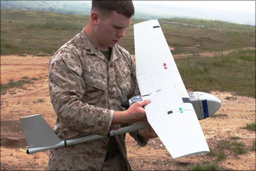 Poster, Many Sizes Available; Marine Corps 1St Air Naval Gunfire Rq-11A Raven Uav Drone