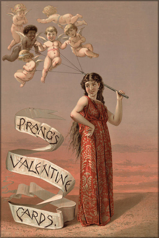 Poster, Many Sizes Available; Prang&#39;S Valentine Cards Advertisement 1883