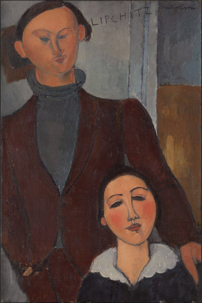 Poster, Many Sizes Available; Amedeo Modigliani Jacques And Berthe Lipchitz