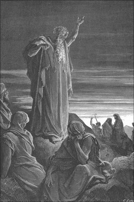 Poster, Many Sizes Available; The Prophet Ezekiel (Ez. 141-21) From Gustave Dore English Bible Art 1866