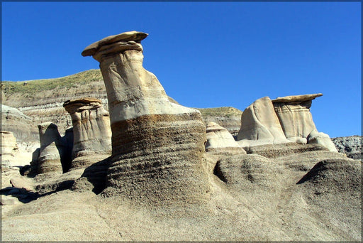 Poster, Many Sizes Available; Hoodoos, 6 Km East Of Drumheller, Canada