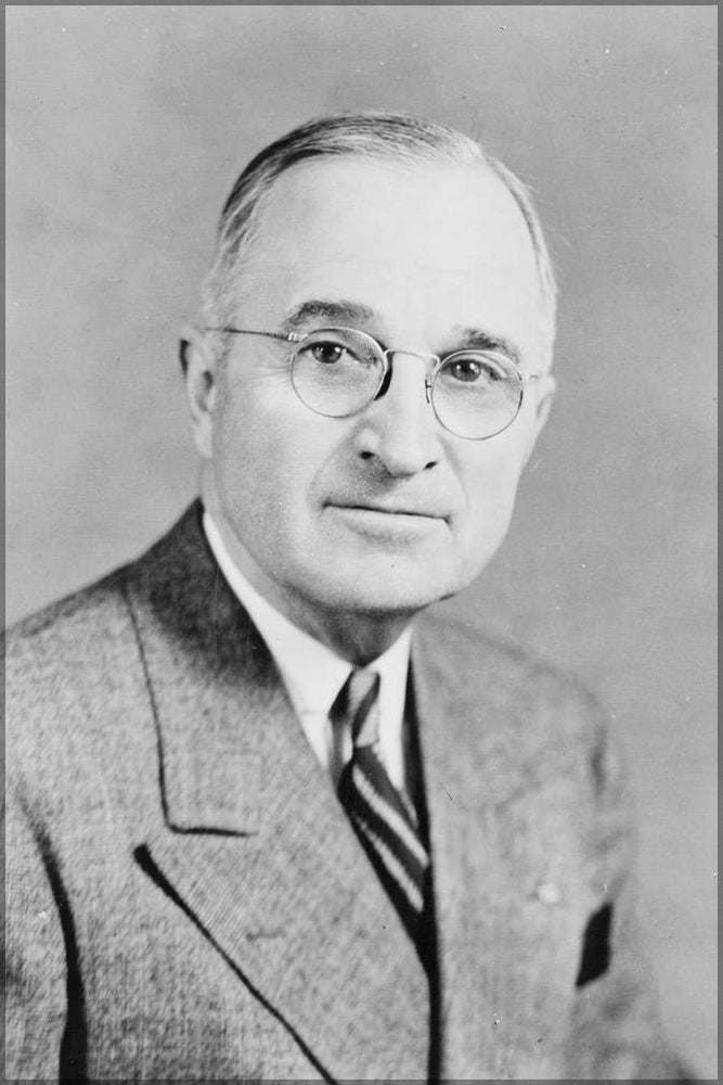 Poster, Many Sizes Available; President Harry S. Truman 1945