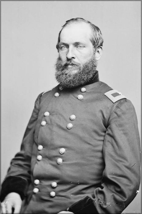 Poster, Many Sizes Available; President James A. Garfield As A Brigadier General During The Civil War