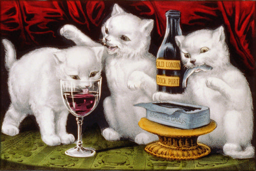 Poster, Many Sizes Available; Three Jolly Kittens, 1871 Currier And Ives