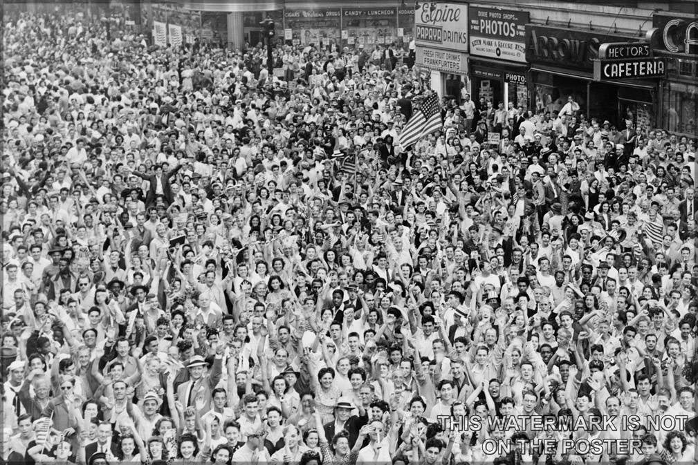 Poster, Many Sizes Available; Times Square V-J Day