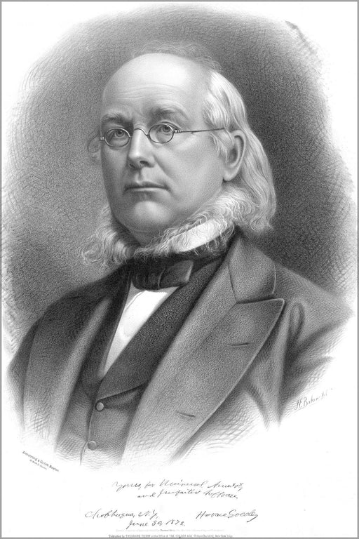 Poster, Many Sizes Available; Horace Greeley Baker.Jpeg_Files