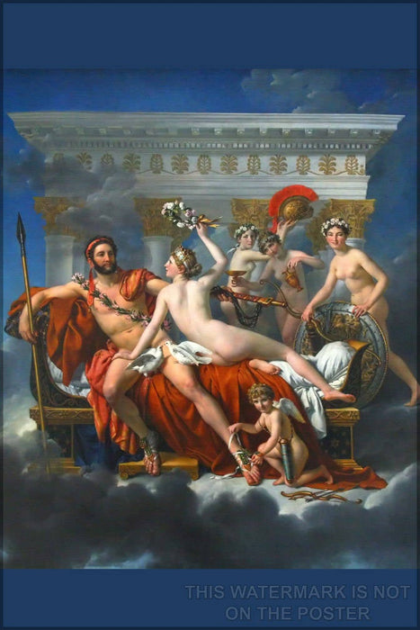 Poster, Many Sizes Available; Mars Being Disarmed By Venus Jacques-Louis David C1824