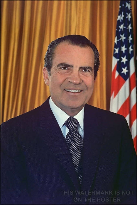 Poster, Many Sizes Available; President Richard Nixon Official White House Photo Of