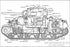 Poster, Many Sizes Available; Cutaway Of An M4A4 Sherman Tank