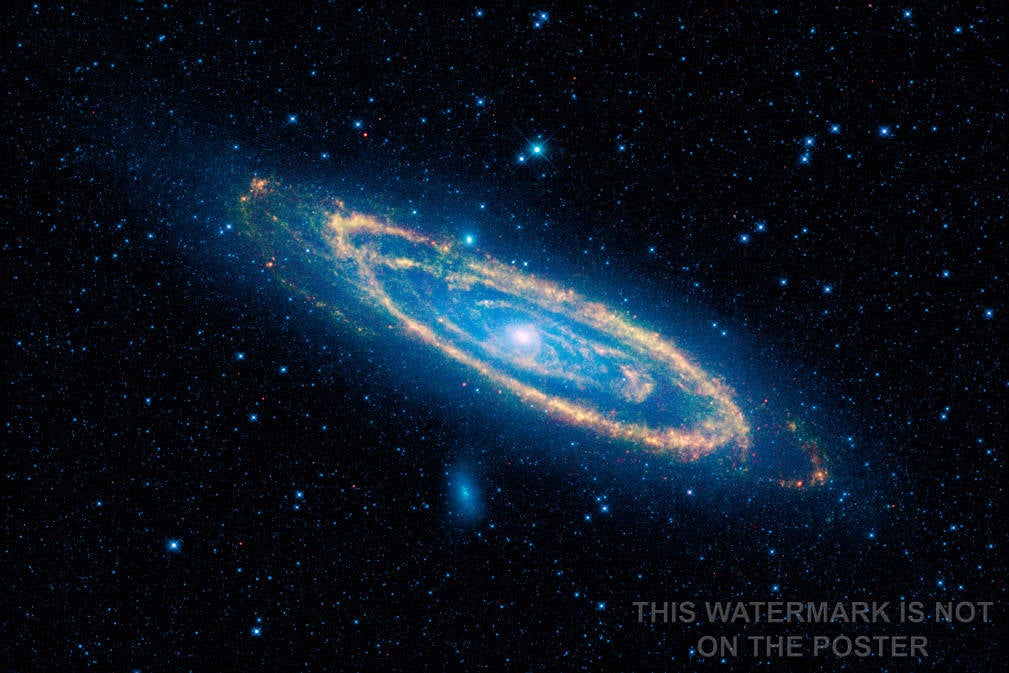 Poster, Many Sizes Available; Andromeda Galaxy As Seen By Nasa'S Wide-Field Infrared Survey Explorer