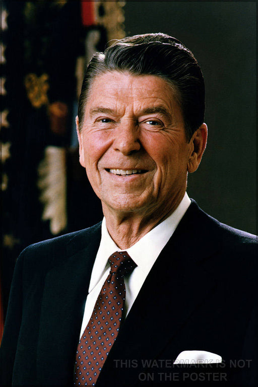 Poster, Many Sizes Available; President Ronald Reagan Official White House Portrait Of