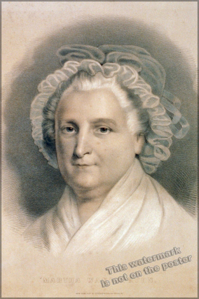 Poster, Many Sizes Available; Martha Washington By Currier And Ives