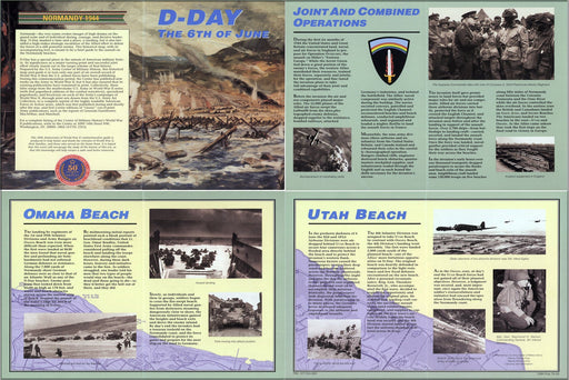 Poster, Many Sizes Available; D-Day Normandy, 6Th Of June 1944 Overview