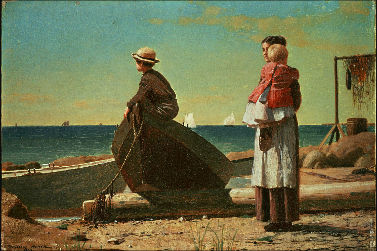 Poster, Many Sizes Available; Dad'S Coming By Winslow Homer, 1873