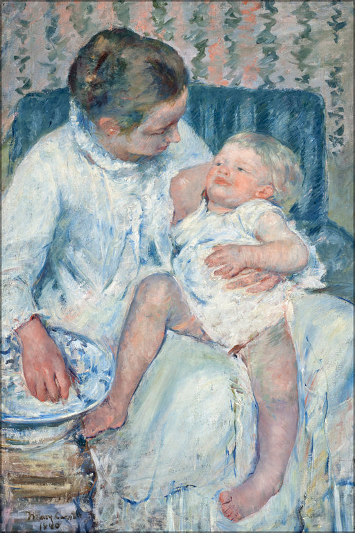 Poster, Many Sizes Available; Mary Cassatt   Mother About To Wash Her Sleepy Child     #031215