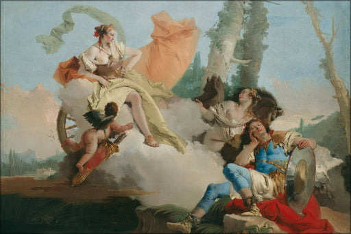 Poster, Many Sizes Available; Giovanni Battista Tiepolo Rinaldo Enchanted By Armida