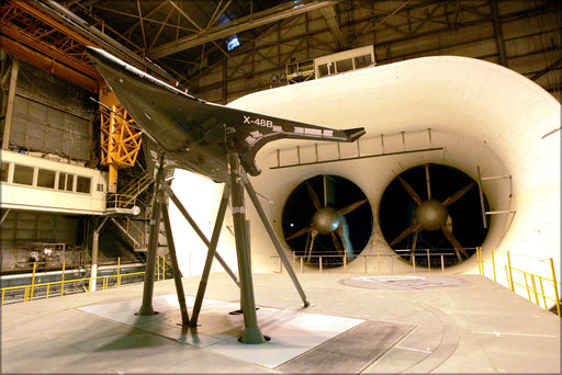 Poster, Many Sizes Available; Prototype Of The X-48B, Wind Tunnel At Langley Air Force Base