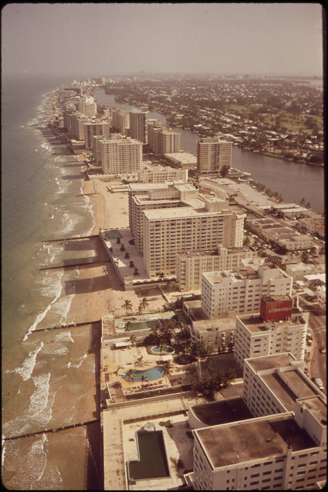 Poster, Many Sizes Available; Hotel Row Along Collins Avenue Nara 544638