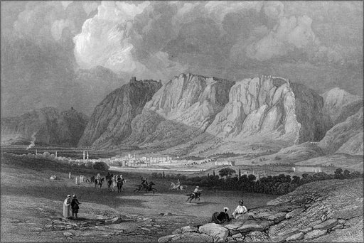 Poster, Many Sizes Available; Antioch In Syria Engraving By William Miller After H Warren 1866