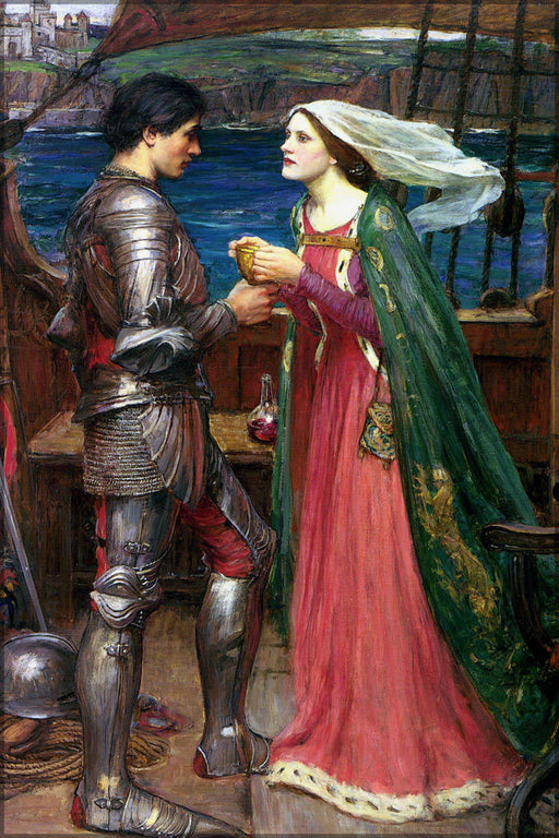 Poster, Many Sizes Available; Tristan And Iseult. John William Waterhouse, 1916 King Arthur And Knights Of Camelot