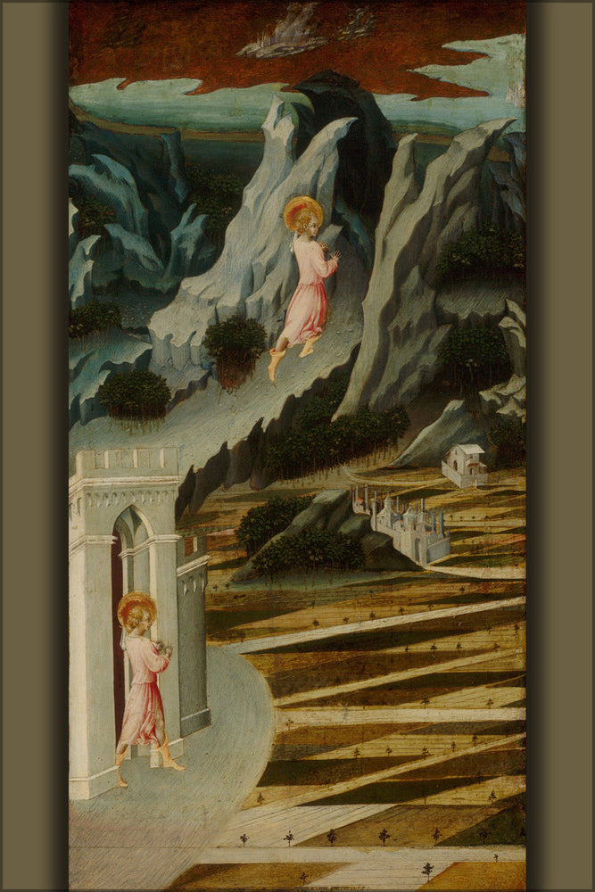 Poster, Many Sizes Available; Giovanni Di Paolo Saint John The Baptist Entering The Wilderness