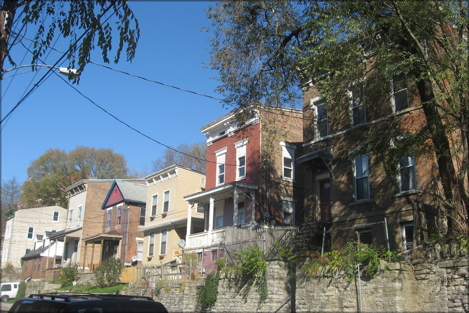 Poster, Many Sizes Available; Houses On Delhi In Sedamsville