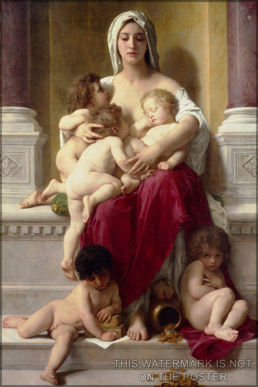 Poster, Many Sizes Available; Charity William-Adolphe Bouguereau (1825-1905) - Charity (1878