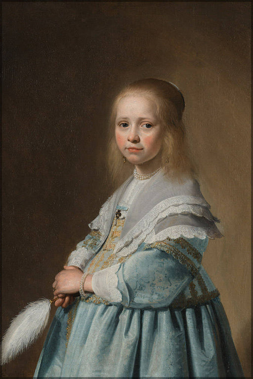 Poster, Many Sizes Available; Girl In A Blue Dress - Johannes Cornelisz Verspronck