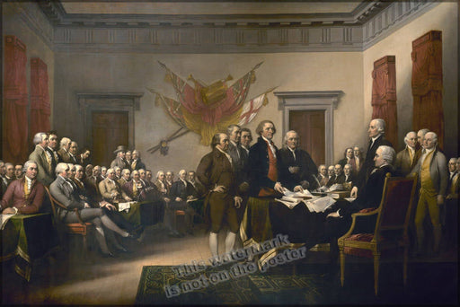 Poster, Many Sizes Available; Declaration Of Independence (1795) John Trumbull