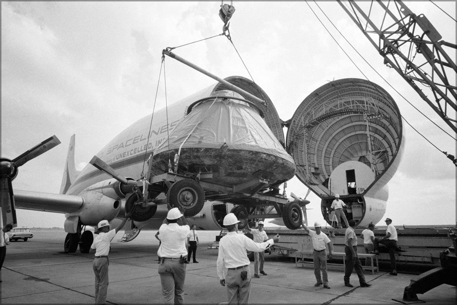 Poster, Many Sizes Available; Apollo 11 Command Module Loaded Onto Super Guppy 1969